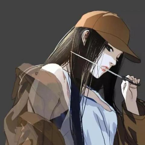 动漫女生小巷深处的霸气魅力瞬间